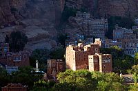 World & Travel: The residence of Imam Yahya, Dar al-Hajar Stone House, Wadi Dhar, Sana, Yemen