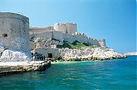 World & Travel: Château d'If fortress on the island of If, Frioul Archipelago, Bay of Marseille, Mediterranean Sea, France