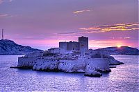 World & Travel: Château d'If fortress on the island of If, Frioul Archipelago, Bay of Marseille, Mediterranean Sea, France