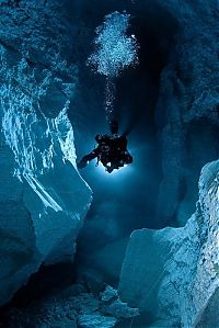 World & Travel: Cave diving with Natalia Avseenko, Orda cave, Perm region, Ural, Russia