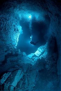 World & Travel: Cave diving with Natalia Avseenko, Orda cave, Perm region, Ural, Russia