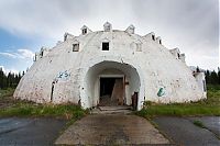 World & Travel: Abandoned Igloo Hotel, Igloo City, Cantwell, Alaska, United States