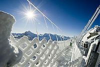 World & Travel: Suspension bridge, Titlis, Switzerland