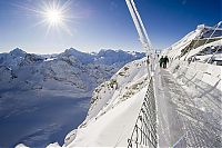 World & Travel: Suspension bridge, Titlis, Switzerland