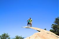 World & Travel: Potato Chip Rock, Lake Poway Park, Poway, California, United States
