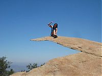 World & Travel: Potato Chip Rock, Lake Poway Park, Poway, California, United States