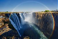 TopRq.com search results: Rainbow over Victoria Falls, Zambezi River, Africa