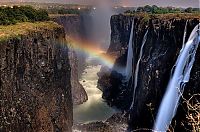 TopRq.com search results: Rainbow over Victoria Falls, Zambezi River, Africa