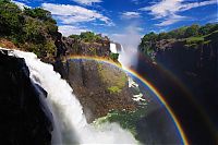 TopRq.com search results: Rainbow over Victoria Falls, Zambezi River, Africa