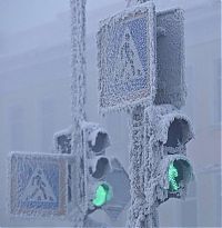 World & Travel: Oymyakon, Indigirka River, Sakha Republic, Russia