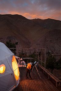 World & Travel: Hotel Astronomico Elqui Domos, Pisco Elqui, Coquimbo Region, Chile