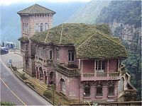 World & Travel: The Hotel del Salto, Tequendama Falls, Bogotá River, Colombia