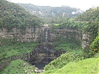 World & Travel: The Hotel del Salto, Tequendama Falls, Bogotá River, Colombia