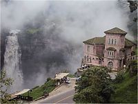 World & Travel: The Hotel del Salto, Tequendama Falls, Bogotá River, Colombia