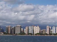 World & Travel: Leaning buildings of Santos, São Paulo, Brazil