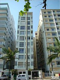 World & Travel: Leaning buildings of Santos, São Paulo, Brazil