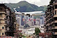 World & Travel: Kai Tak Airport, Kowloon, Hong Kong, China