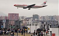 World & Travel: Kai Tak Airport, Kowloon, Hong Kong, China