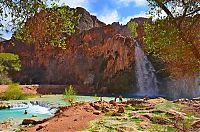 World & Travel: Havasu Falls, Grand Canyon, Supai, Arizona, United States