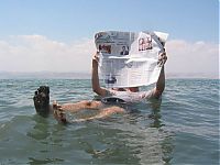 World & Travel: The Dead Sea, Salt Sea, Jordan river, Jordan, Israel