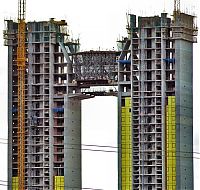 World & Travel: Residencial In Tempo skyscraper building, Benidorm, Spain