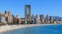 World & Travel: Residencial In Tempo skyscraper building, Benidorm, Spain