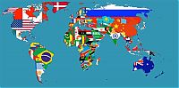 World & Travel: unusual world map