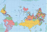 World & Travel: unusual world map