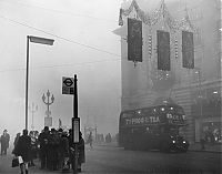 World & Travel: History: Great Smog of '52, London, England, United Kingdom