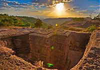 World & Travel: Church of St. George, Lalibela, Amhara, Ethiopia