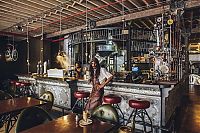 World & Travel: Truth Coffee, Steampunk Coffee Contraption, 36 Buitenkant Street, Cape Town, South Africa