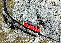 World & Travel: Pilatus railway, Alpnachstad, Esel summit, Obwalden, Switzerland