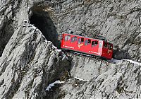 World & Travel: Pilatus railway, Alpnachstad, Esel summit, Obwalden, Switzerland