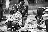 World & Travel: Black and white Life in Philippines by Justin James Wright