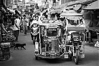 World & Travel: Black and white Life in Philippines by Justin James Wright