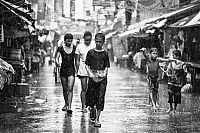 World & Travel: Black and white Life in Philippines by Justin James Wright