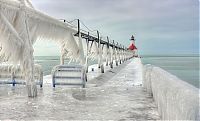 TopRq.com search results: Frozen lighthouse, St. Joseph North Pier, Lake Michigan, North America