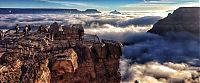 TopRq.com search results: Grand Canyon covered in fog, Arizona, United States