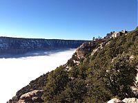 TopRq.com search results: Grand Canyon covered in fog, Arizona, United States