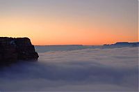 TopRq.com search results: Grand Canyon covered in fog, Arizona, United States