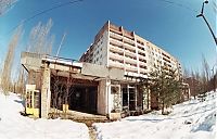 World & Travel: Chernobyl in winter, Pripyat, Kiev Oblast, Ukraine