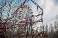 World & Travel: Chernobyl in winter, Pripyat, Kiev Oblast, Ukraine