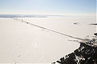 TopRq.com search results: The Great Lakes frozen, Canada–United States border, North America