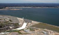 World & Travel: Folsom Lake reservoir, Sacramento, American River, Northern California, United States