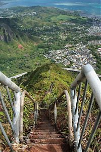 TopRq.com search results: Stairway to Heaven, Haʻikū Stairs, Oʻahu, Hawaiian Islands, United States