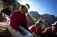 World & Travel: Cusco Inca rope bridge, Apurimac Canyon, Cuzco Province, Peru