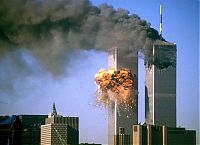 World & Travel: History: Collapse of the World Trade Center, September 11, 2001, Lower Manhattan, New York City, United States