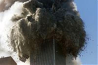 World & Travel: History: Collapse of the World Trade Center, September 11, 2001, Lower Manhattan, New York City, United States