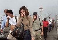 World & Travel: History: Collapse of the World Trade Center, September 11, 2001, Lower Manhattan, New York City, United States