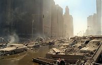 World & Travel: History: Collapse of the World Trade Center, September 11, 2001, Lower Manhattan, New York City, United States